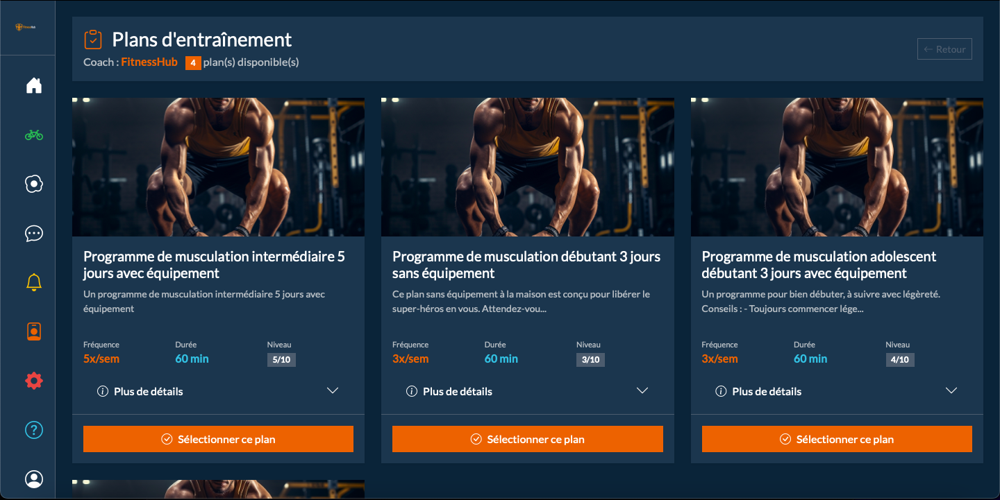 Communauté FitnessHub 2